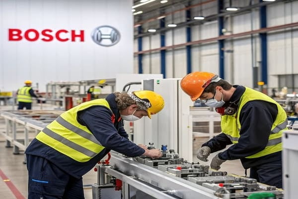 Automotive factory production line