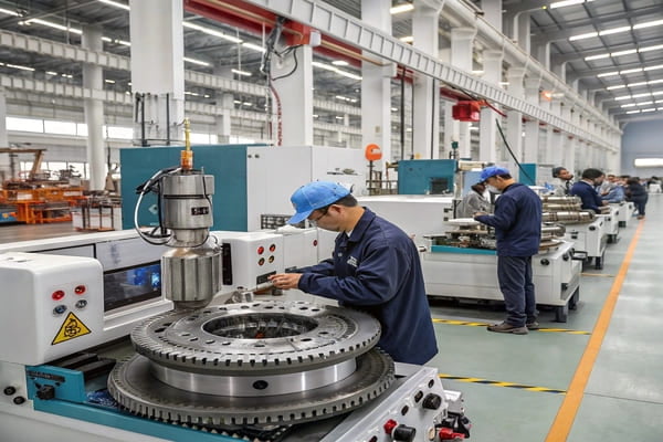 High-tech factory equipment for metalworking