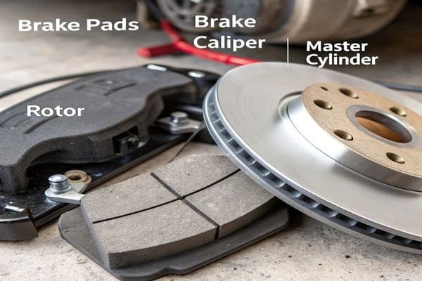 What Are All the Parts of a Vehicle Brake System and How Do They Work Together?