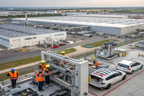 Comparison of traditional car body and Giga Press casting