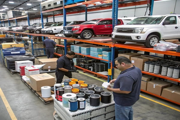 A collection of quality certification logos like IATF 16949 and ISO 9001.