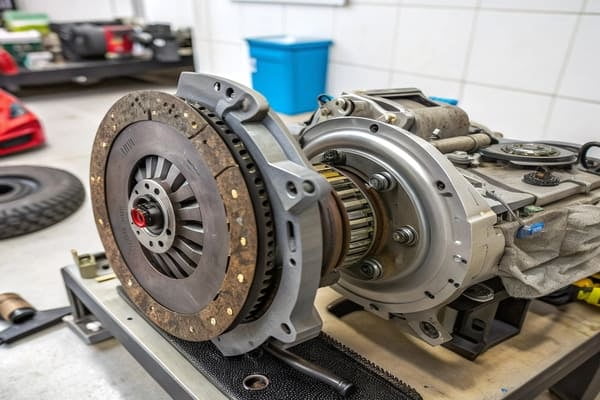 Components of a manual car clutch