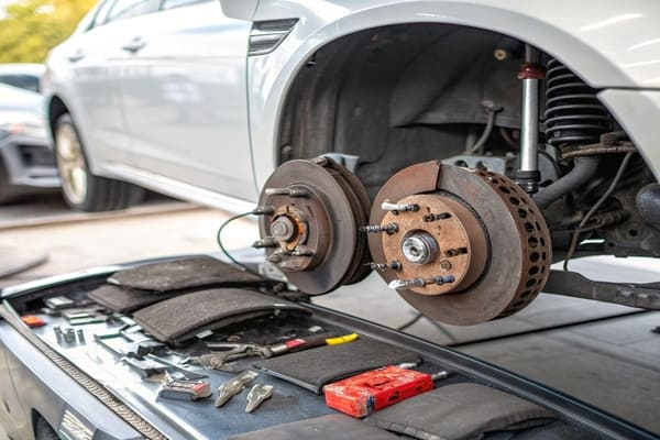 Why do some cars have 8 brake pads?
