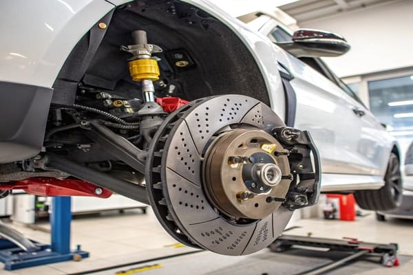 8-pad brake caliper system