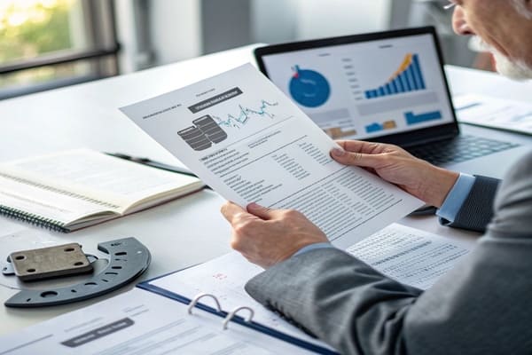 A production line of high-quality brake pads