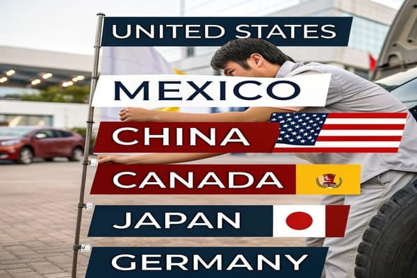 Top auto part exporters to the USA