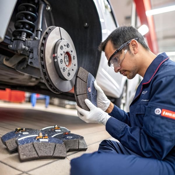 A selection of high-quality ceramic and semi-metallic brake pads