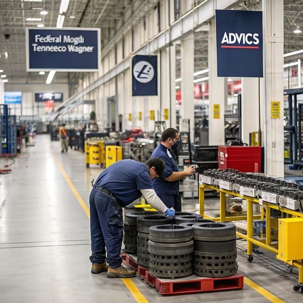 a map of the United States with factory icons