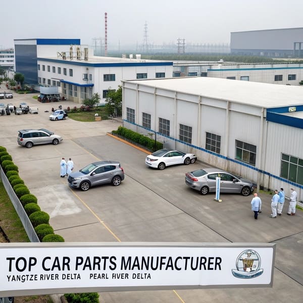 A quality control engineer inspecting an automotive part