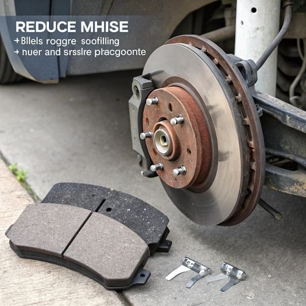 Diagram showing vibration damping in a shim