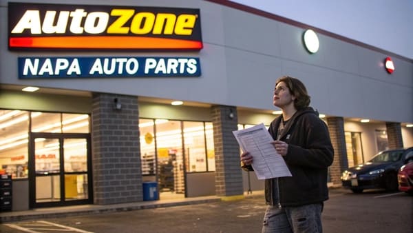 A comparison of AutoZone and NAPA Auto Parts logos