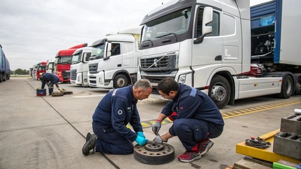 A map showing different road conditions like mountains, flat highways, and city streets