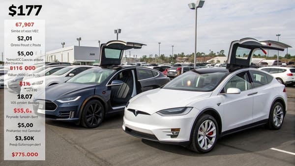 A lineup of different electric vehicles from various brands at a charging station