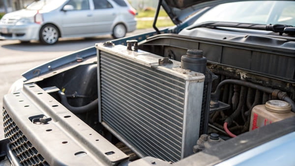 diagram of coolant flow in a car