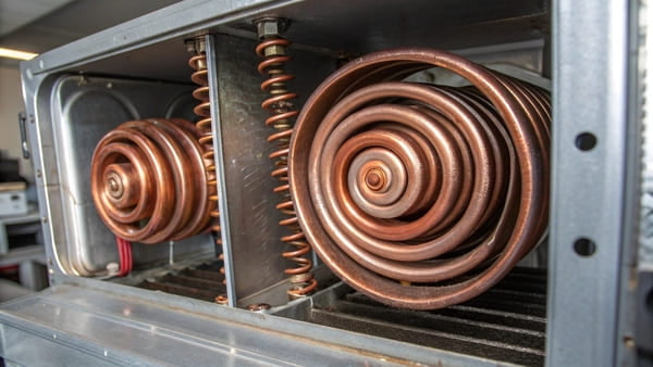 Animation of how a scroll compressor works