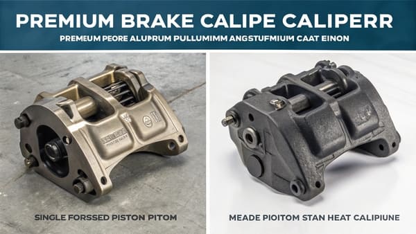 A high-performance car taking a sharp corner, showing the brake caliper