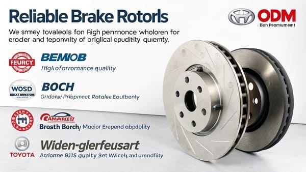 An illustration showing how a brake caliper squeezes pads against a rotor