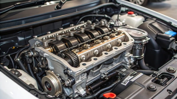 An overview of the main components of a car engine
