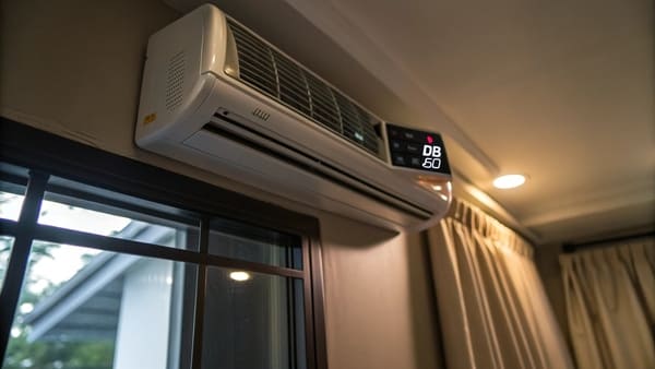A diagram comparing split, window, and portable air conditioners