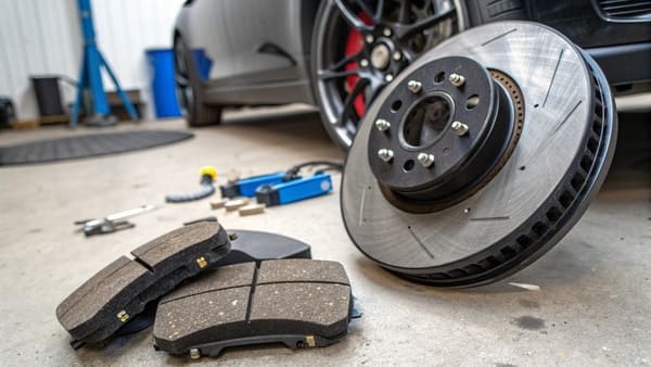 A clean, modern wheel with a ceramic brake pad visible through the spokes