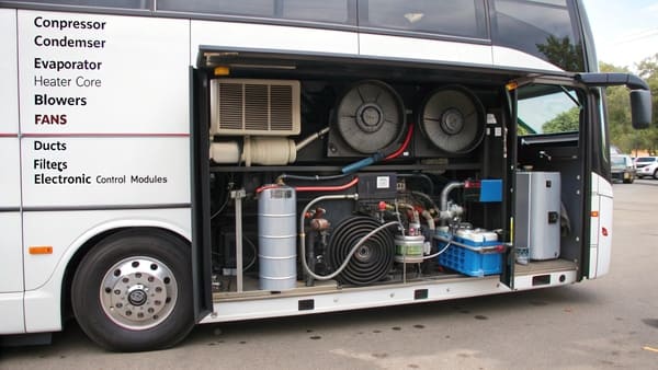 airflow inside a tour bus