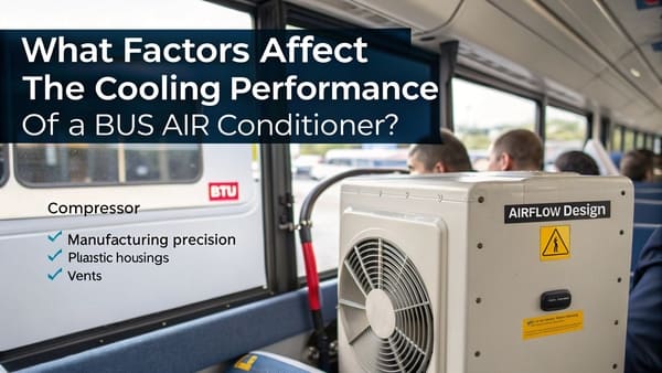 Close-up of the plastic vents of a bus air conditioner
