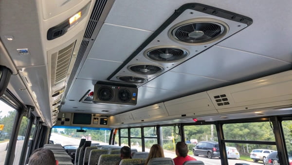 diagram of a tour bus hvac system