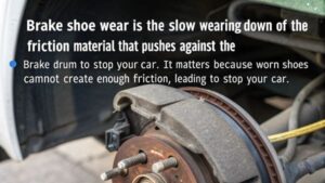 How Can You Identify Brake Shoe Wear and Know When It's Time for Replacement?