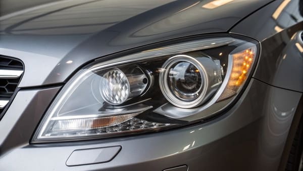 A modern composite headlight assembly