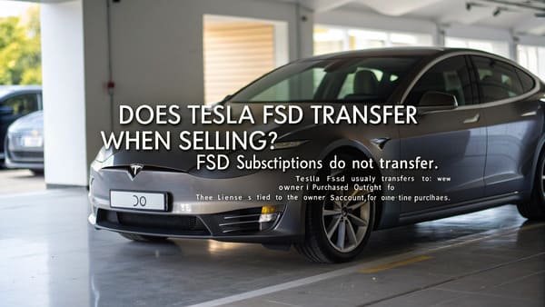 A Tesla dashboard showing the Full Self-Driving interface